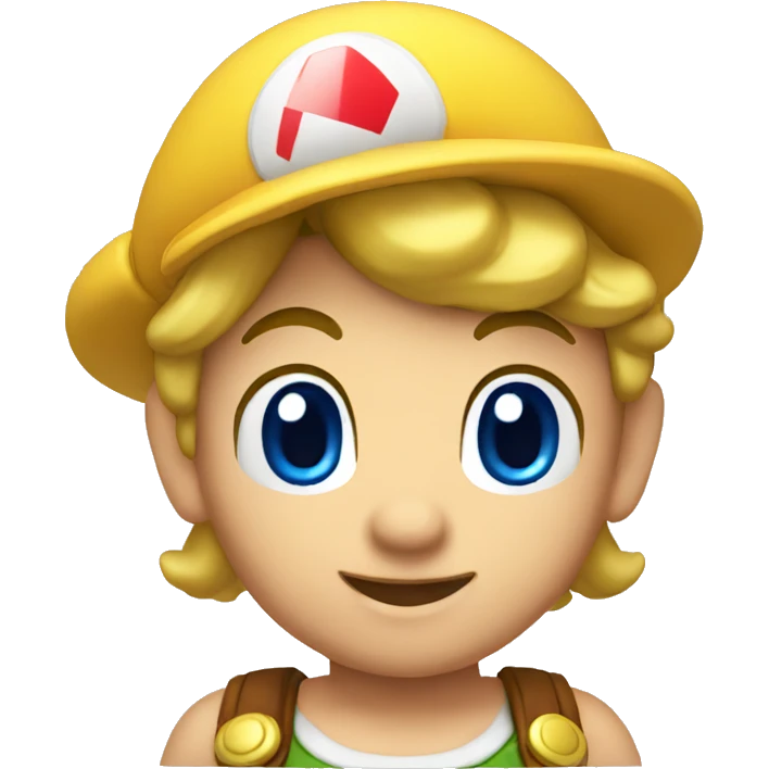  super mario dressed like in britanny emoji