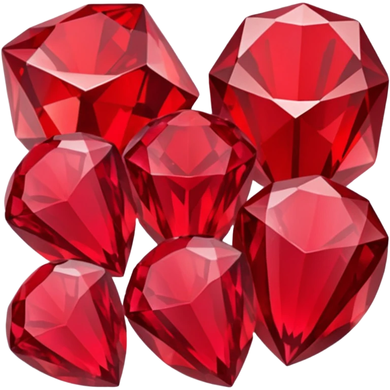 Red crystal group emoji