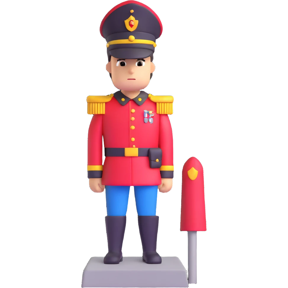 sentry guard standing at post emoji