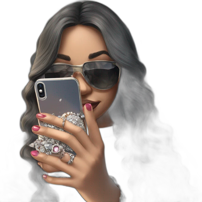 "Selfie with Jewelry Reflection" emoji