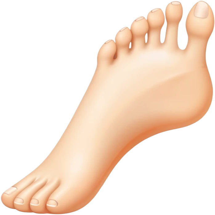 3 toed foot emoji