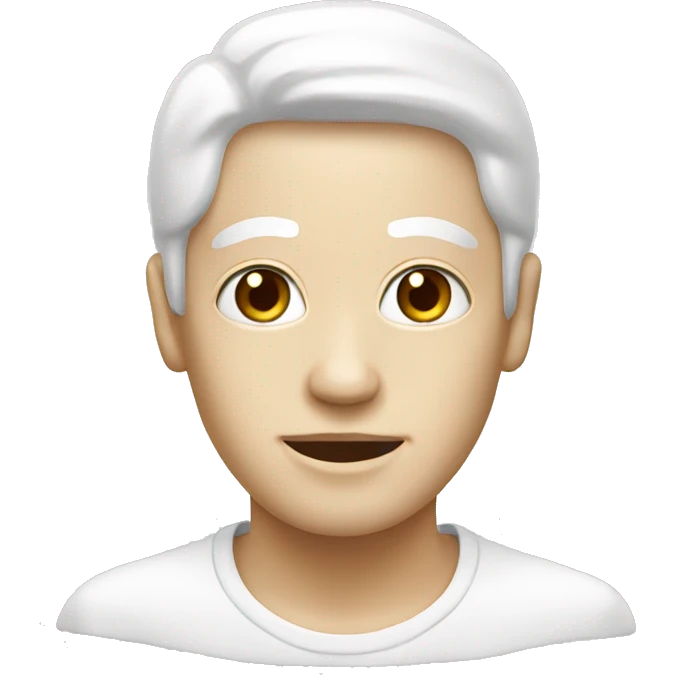 White face creme  emoji