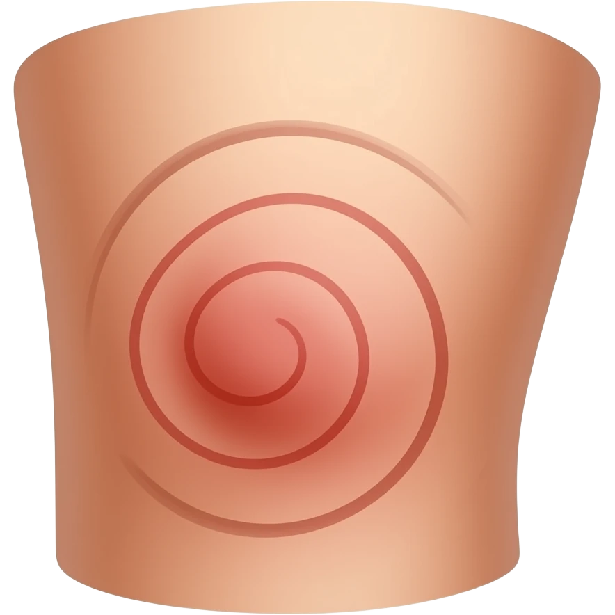 bullseye skin rash lyme disease knee emoji