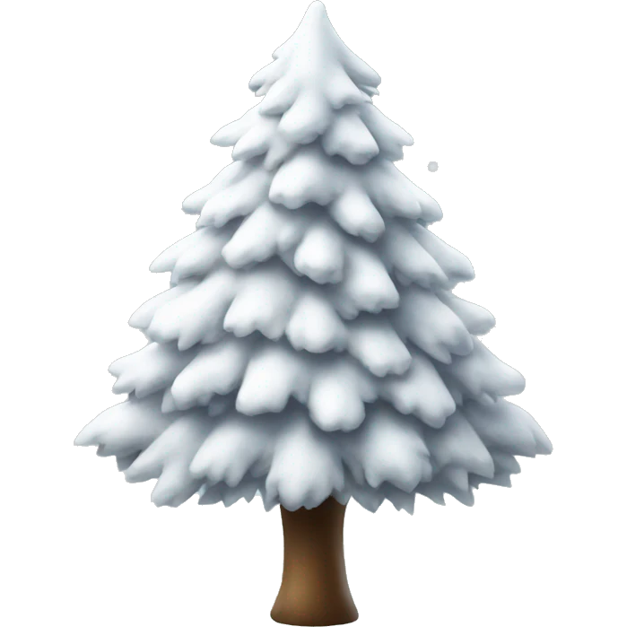 White christmas tree emoji