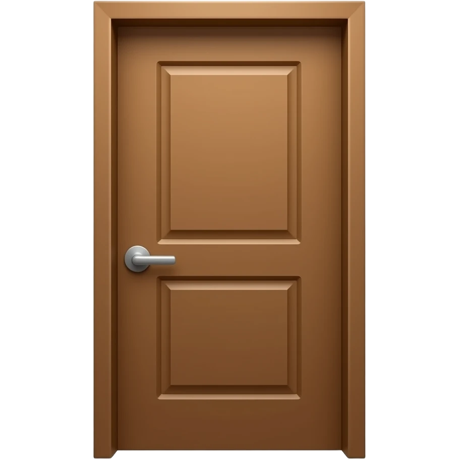 kahverengi kapı emoji