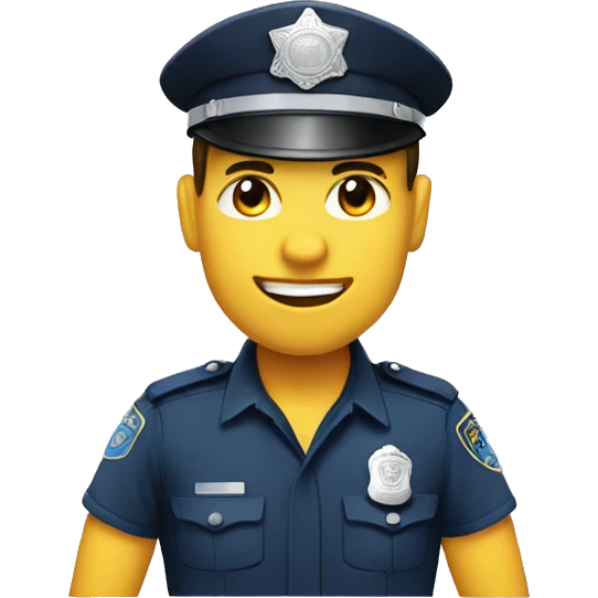 police in Vietnam happy emoji