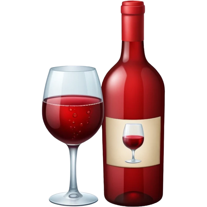 Bottle of wine emoji