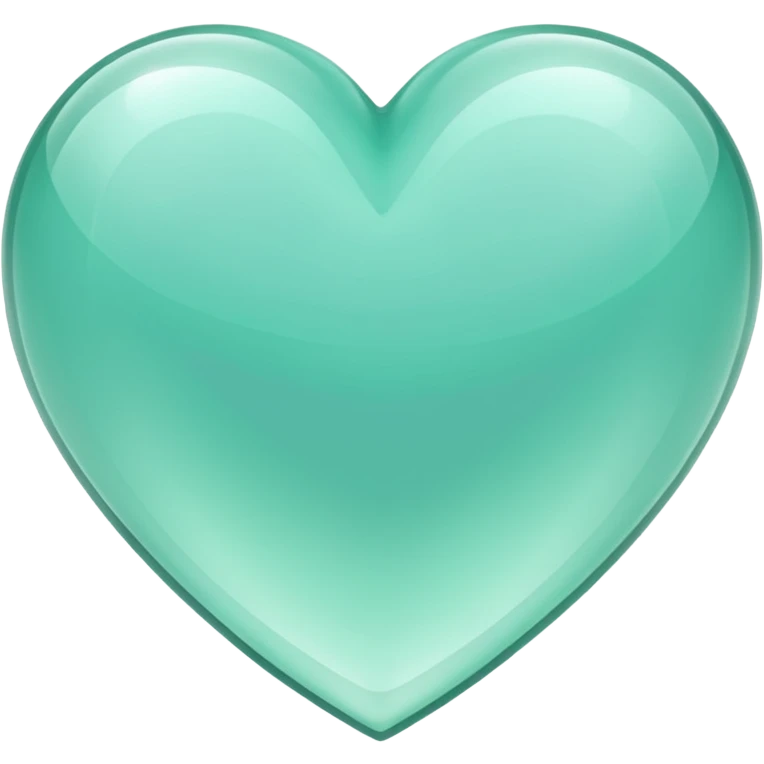 heart with a crystal mint effect emoji