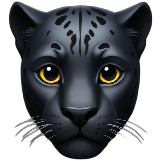 black panther head emoji