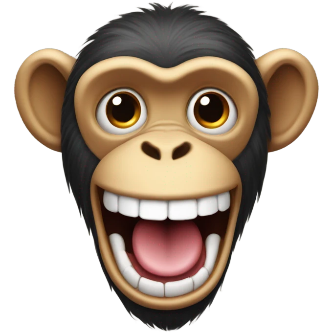 monkey long tongue emoji