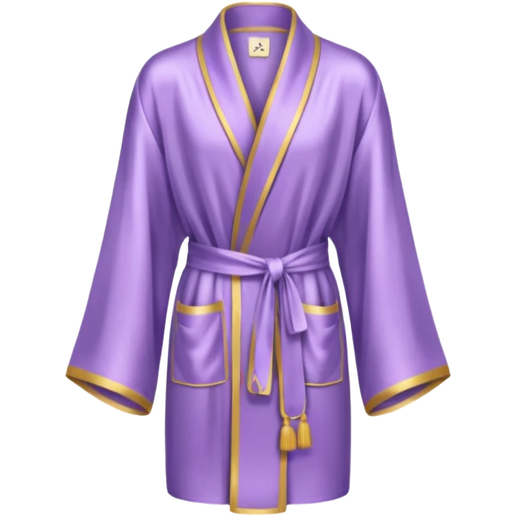 Light purple silk robe emoji