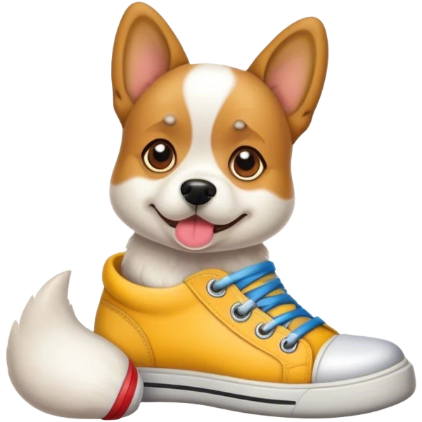 dog with shoes  emoji