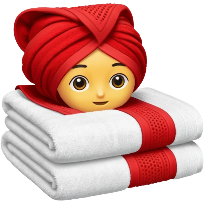 لنگ حمام قرمز سوراخ برای پرسپولیس emoji