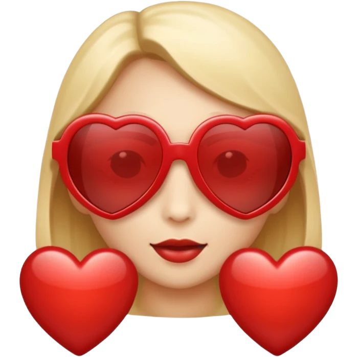 Heart wearing shades emoji
