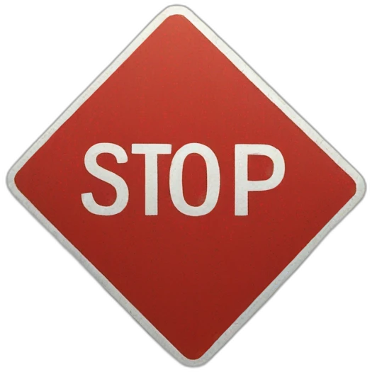 stop sign emoji