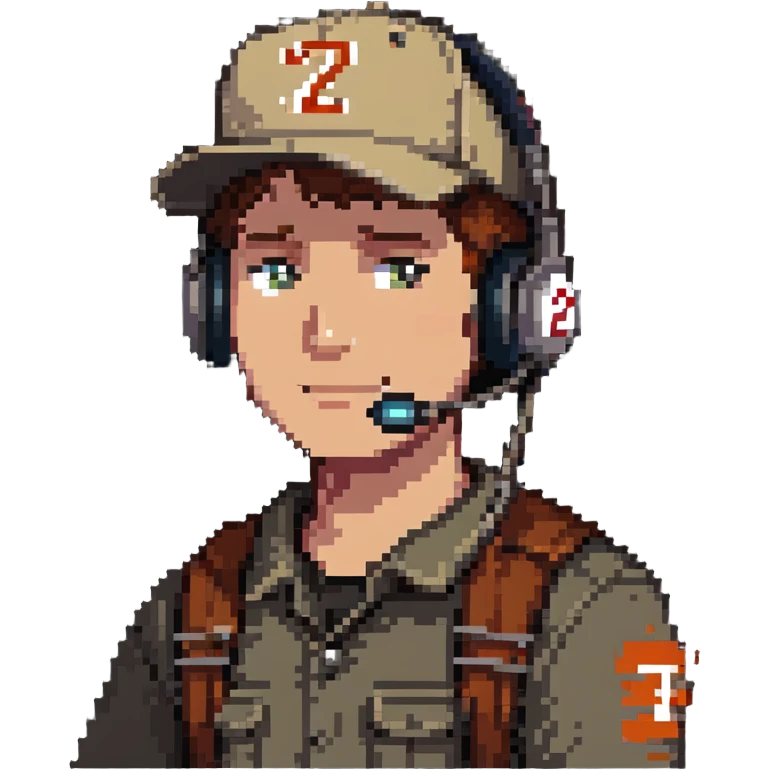 Scout from TF2 with headset and baseball cap emoji