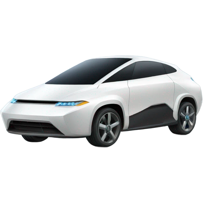 A futuristic car emoji