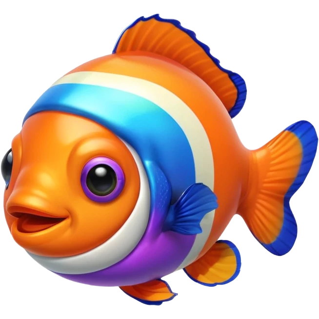 Ball of Goos with Rainbow Clownfish emoji
