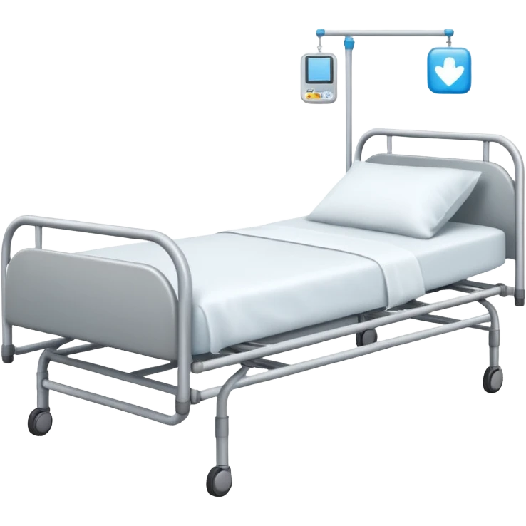 A hospital bed emoji