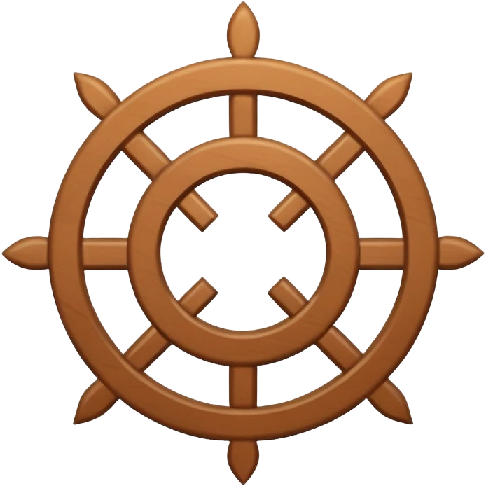 chakana symbol, flat outline only, no fill, apple emoji style emoji