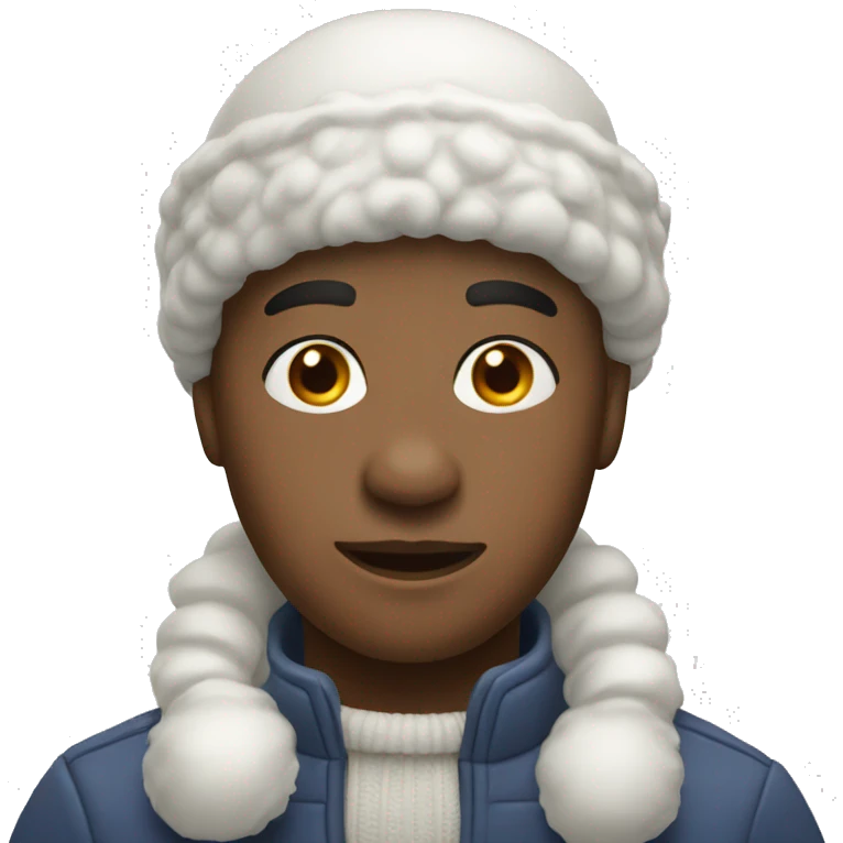 christmas three white emoji