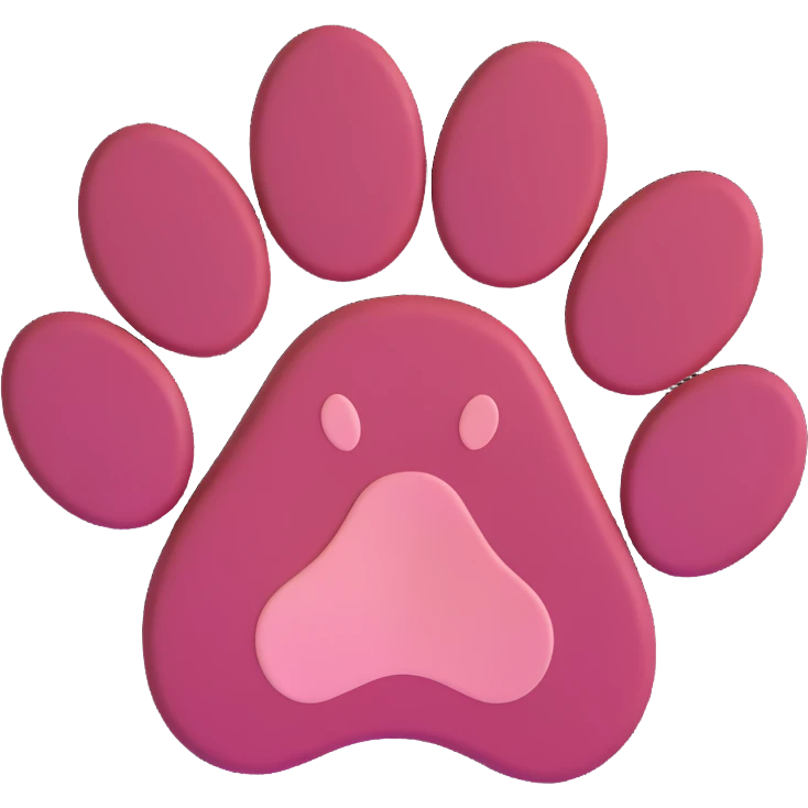 cat paw clicking 3D style emoji
