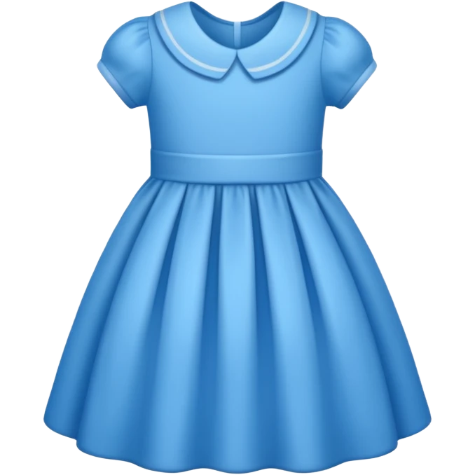 Baby dress blue emoji