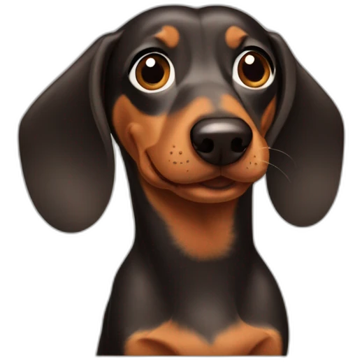 Weiner dog emoji