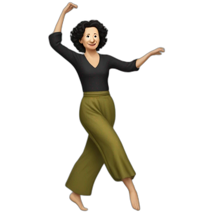 Femke Halsema dancing emoji
