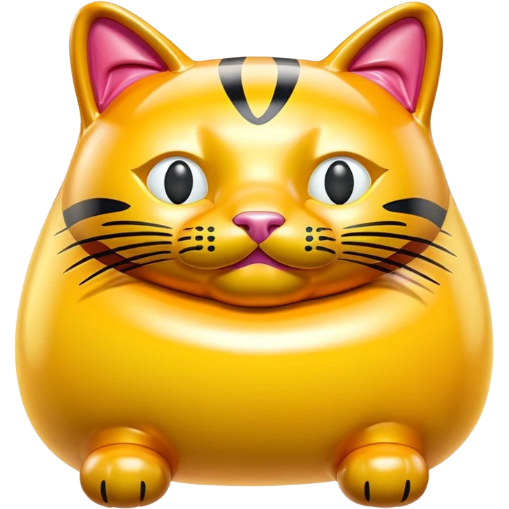  SPAM meat jeff koons style inflatable cat sculpture  emoji