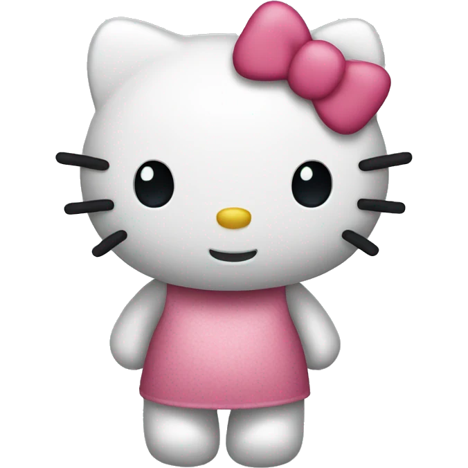hello kitty with teddybear emoji