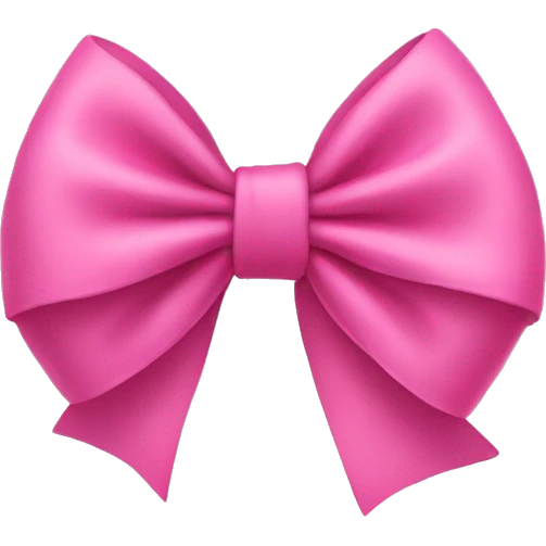 pink bow emoji