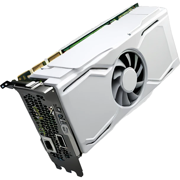 white Video card rtx 2060 super emoji