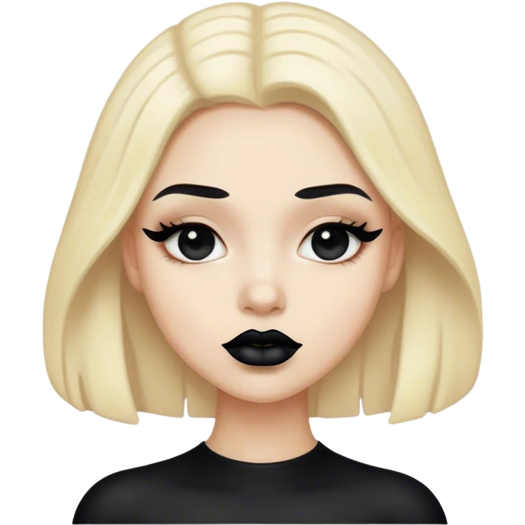 Black lipstick emoji
