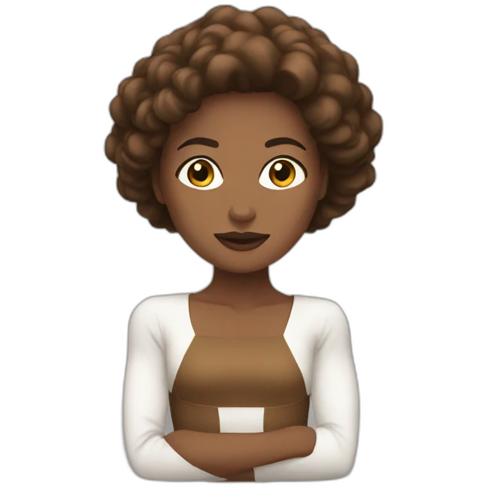 brown white superwomen emoji