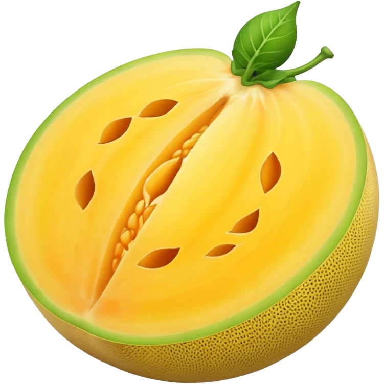 yellow melon emoji