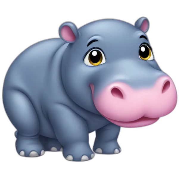 baby hippo emoji