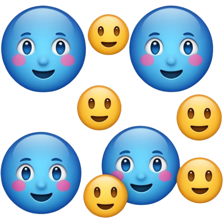 Blue's emojis emoji