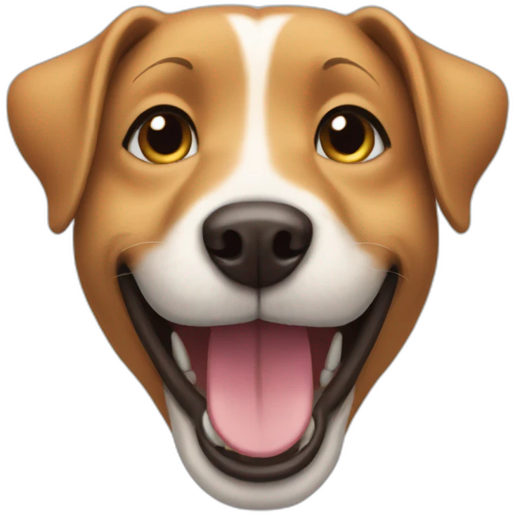 Dog smile emoji