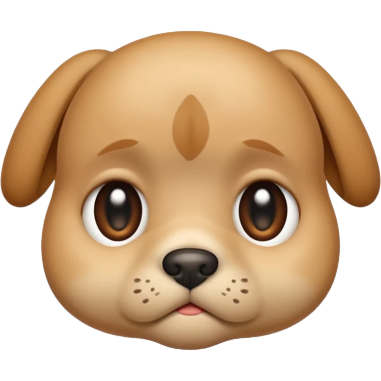 sad face with a big pouty bottom lip, and puppy eyes emoji