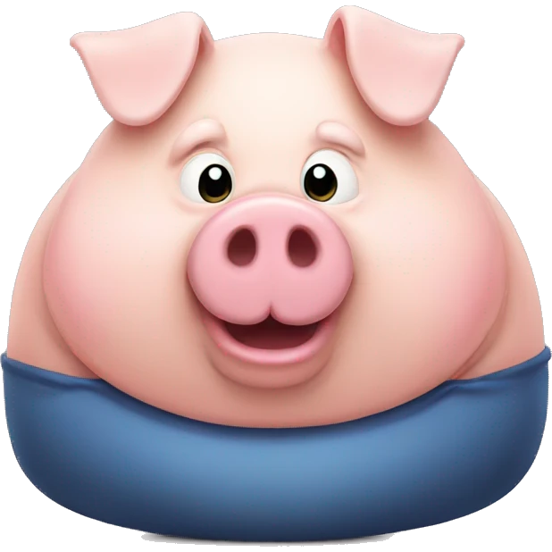 fat pig emoji