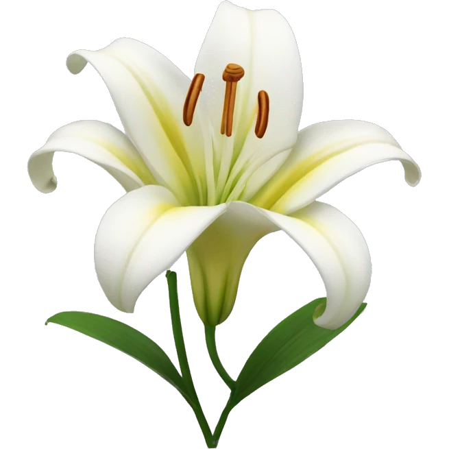 Lily flower  emoji
