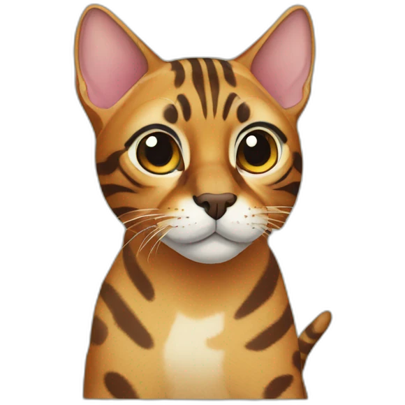 Bengal cat emoji