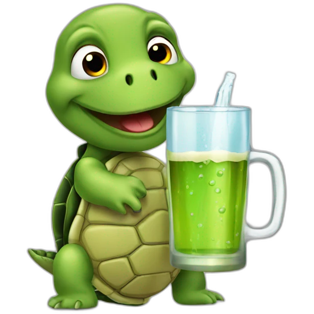 drinkingturtle emoji