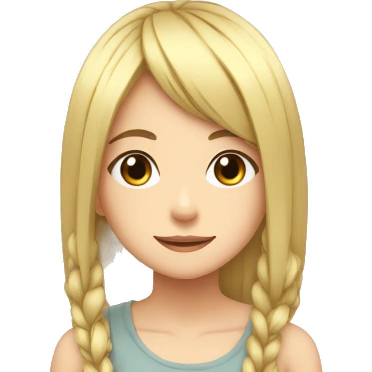 Anime girl emoji