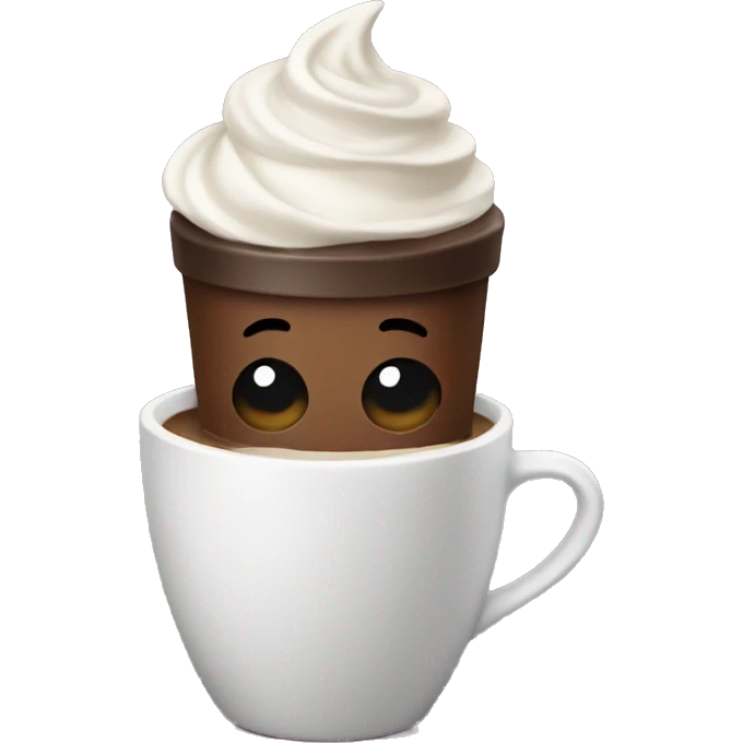 Peppermint mocha emoji