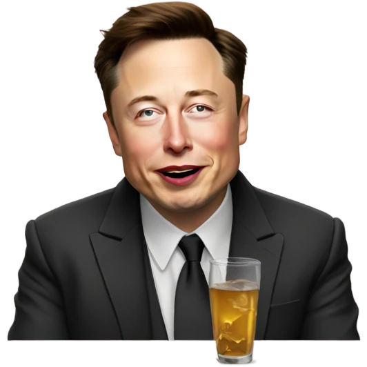 Elon musk Drunk emoji