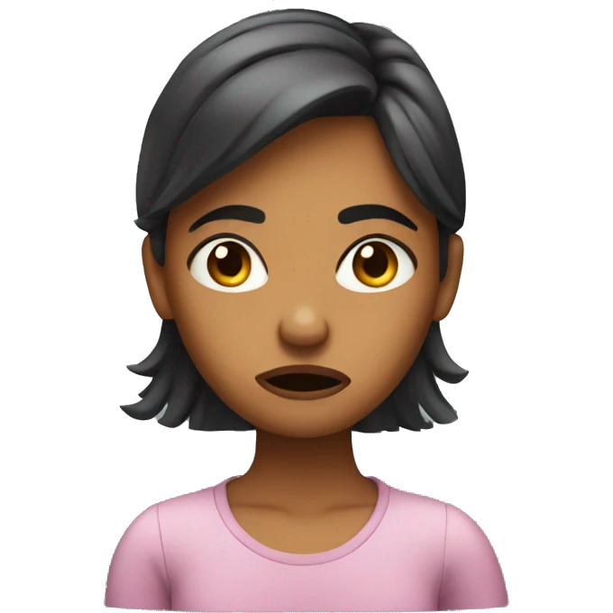 Girl annoyed  emoji