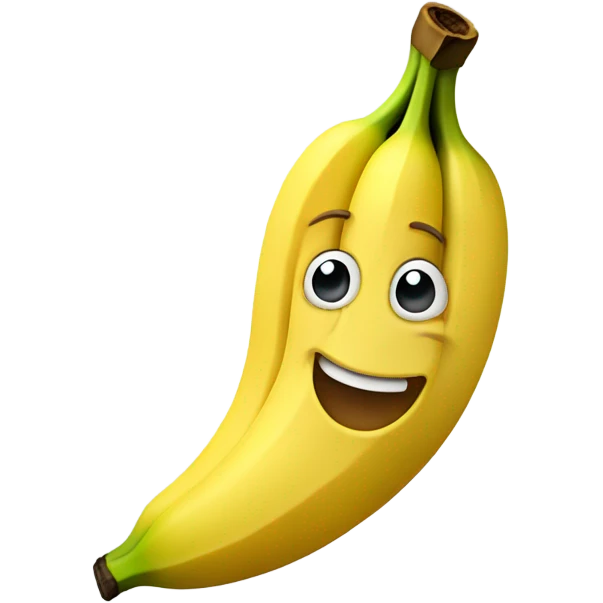 Cartoon banana that l emoji