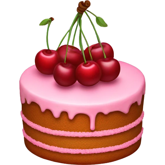 cherry cake emoji